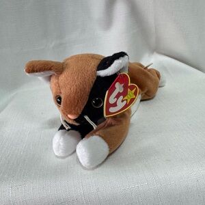 Ty Plush Deer Toy Brown and White